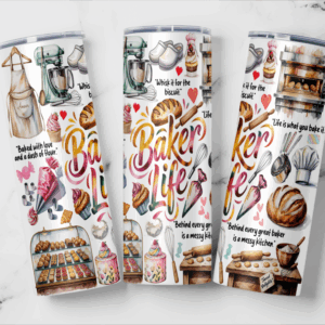 Baker Life Tumbler Mockup