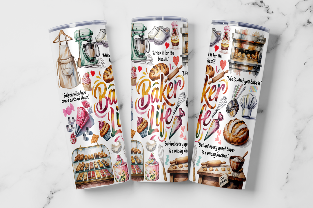 Baker Life Tumbler Mockup