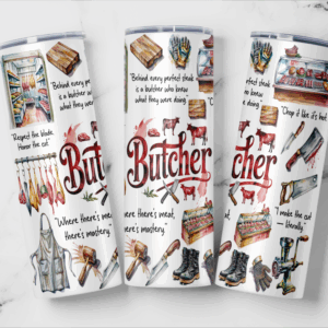 Butcher Life Tumbler Mockup