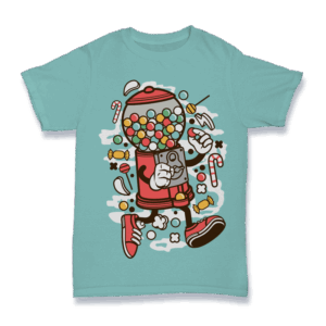Gumball Machine Character Shirt Mockup