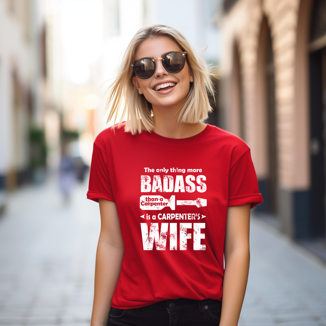 Carpenter's Wife Shirt Mockup