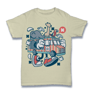 Cartoon Circus Character Shirt Mockup