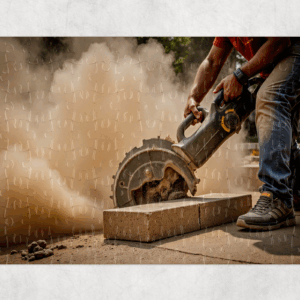 Construction Laborer Puzzle Mockup