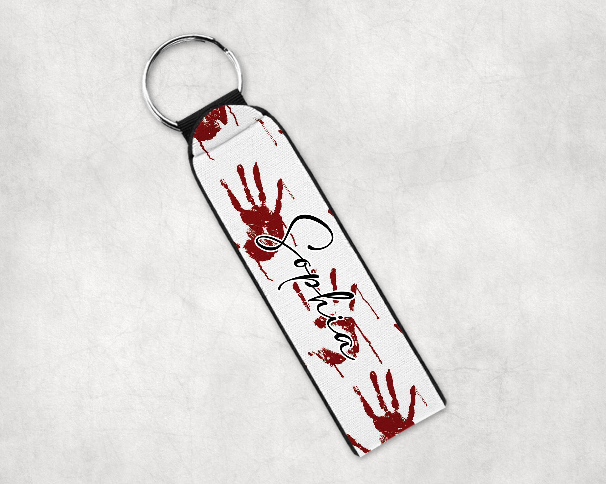 Bloody Handprint Wristlet Mockup