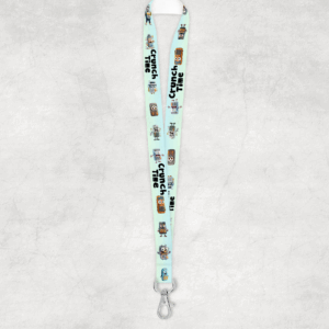 Crunch Time Lanyard Mockup
