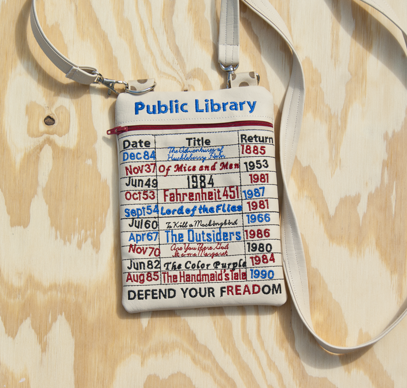 Handmade Banned Books Bag