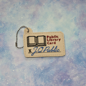 Handmade Public Library Card