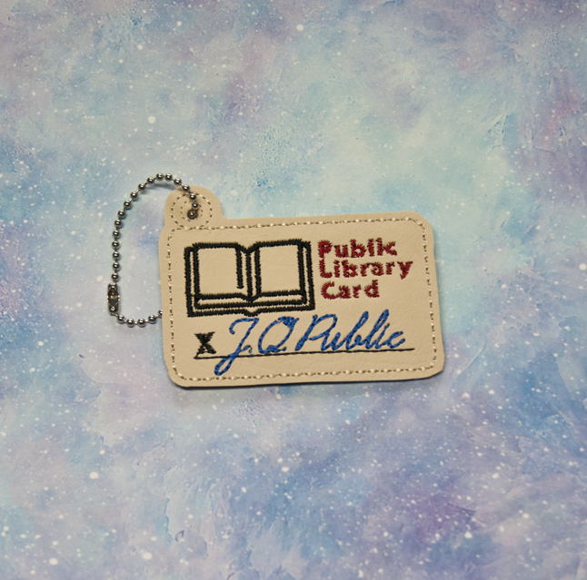 Handmade Public Library Card