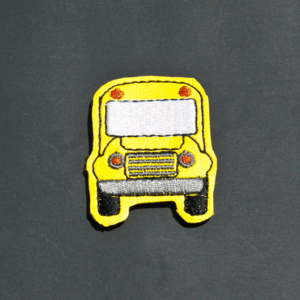 Handmade School Bus Feltie