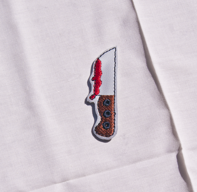 Bloody Kitchen Knife Feltie/Vynie