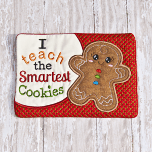 Teach Smart Cookies Mug Rug