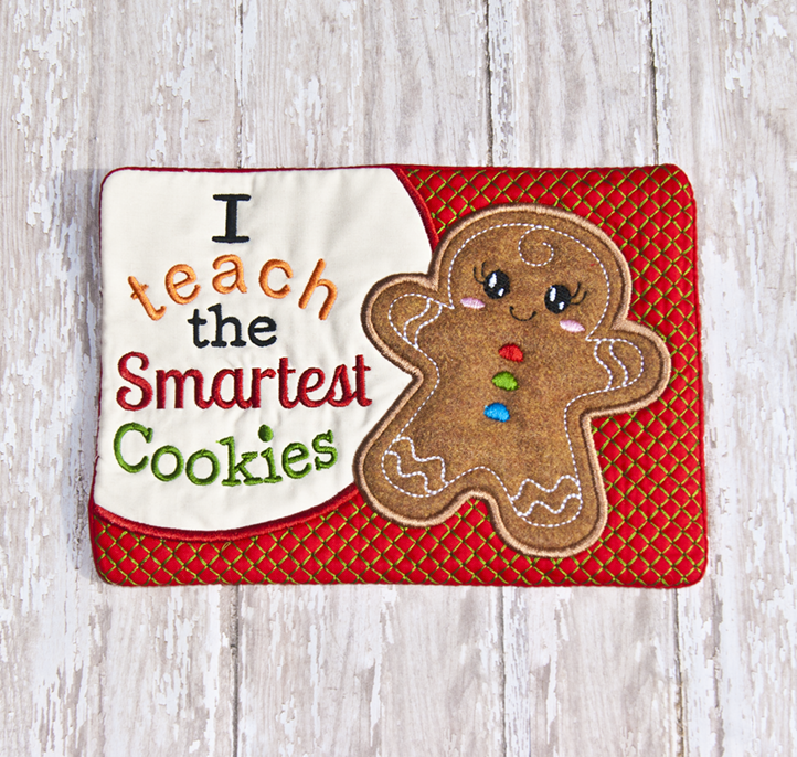Teach Smart Cookies Mug Rug