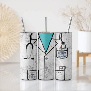 Medical Coat Tumbler Mockup