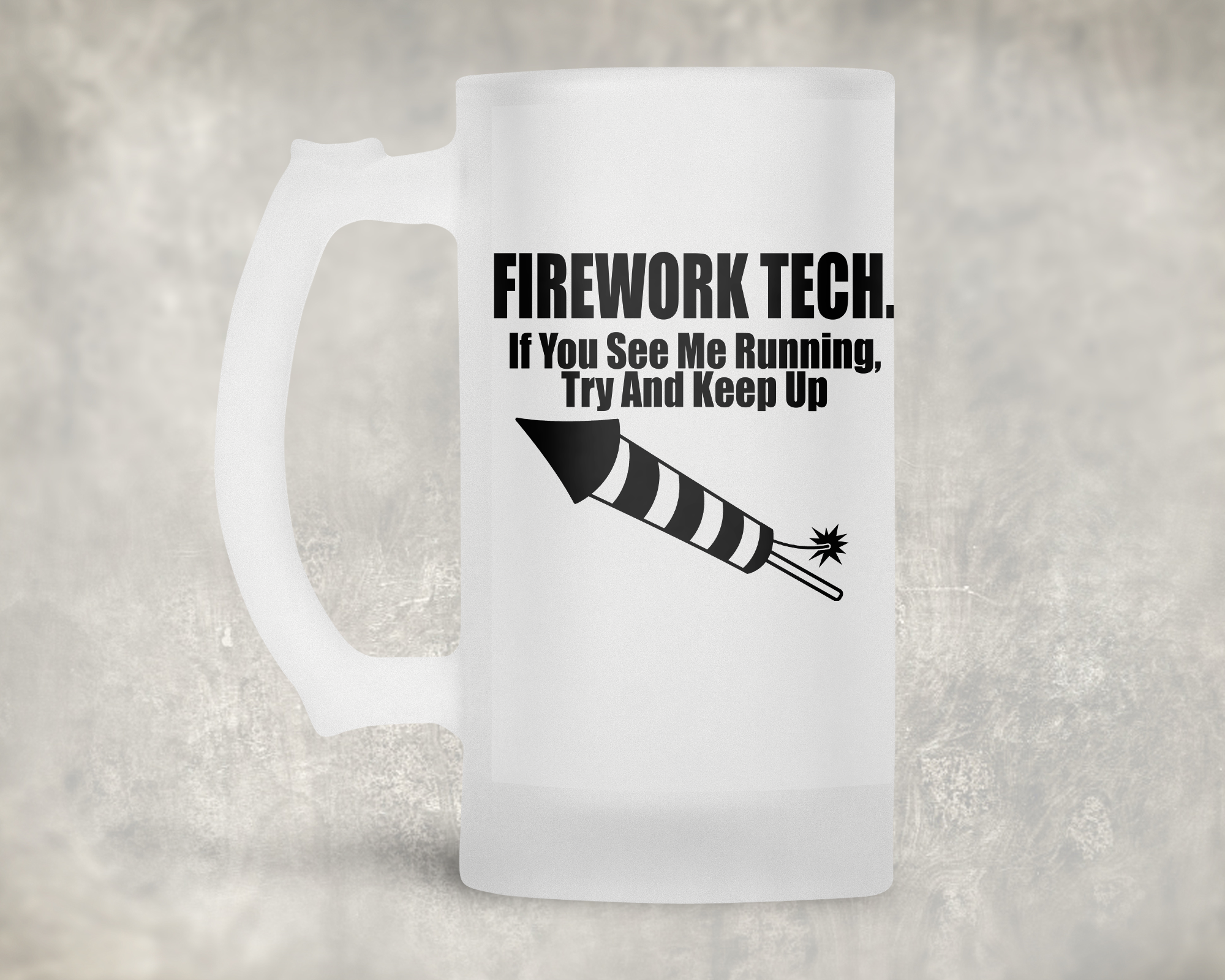 Firework Tech Frosted Mug Mockup