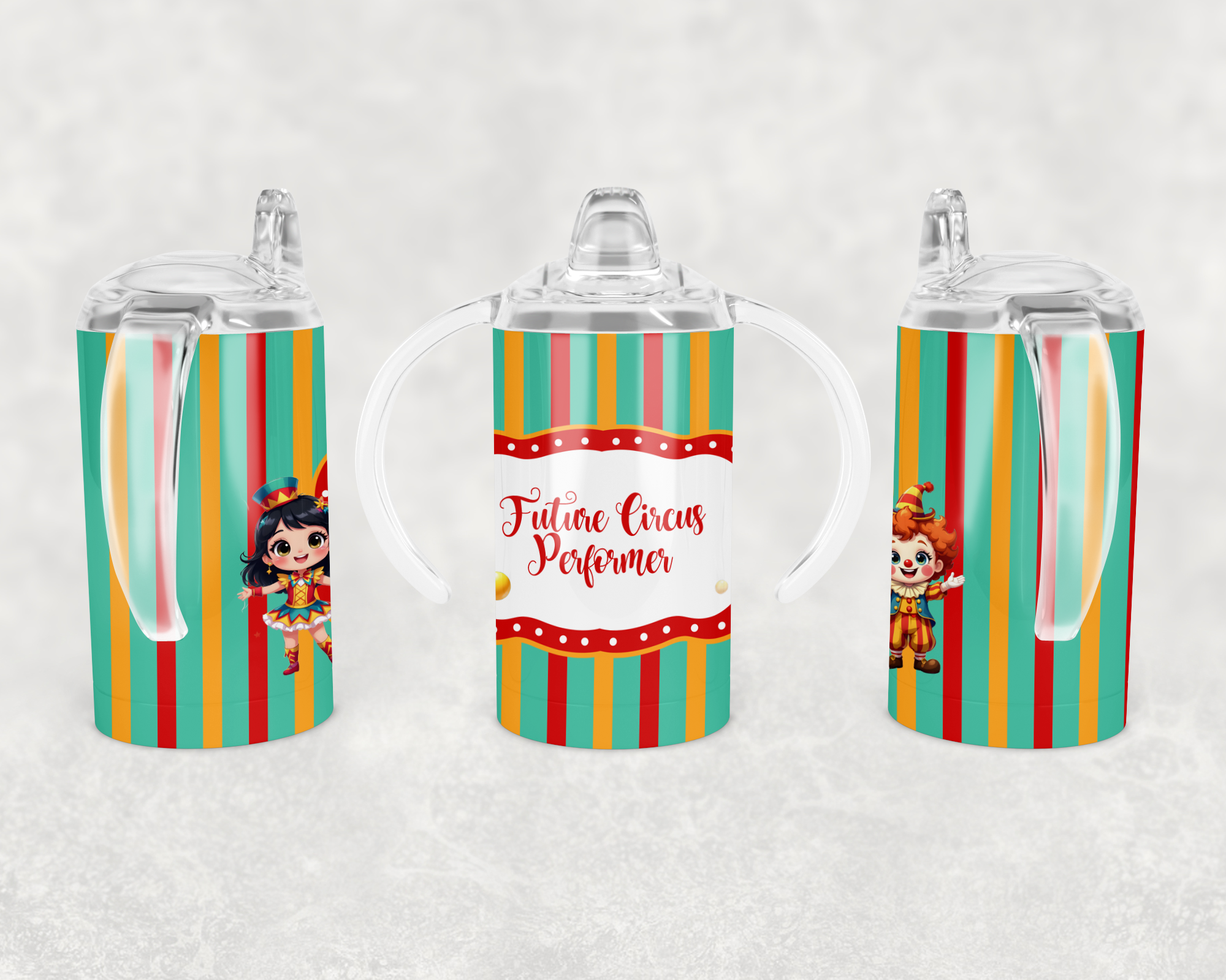 Future Circus Performer Sippy Cup Mockup