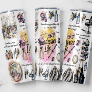 Hairdresser Life Tumbler Mockup