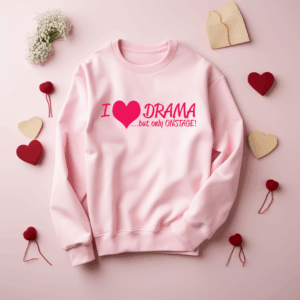 I Love Drama Shirt Mockup