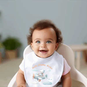 Just Plane Cute Bib Mockup
