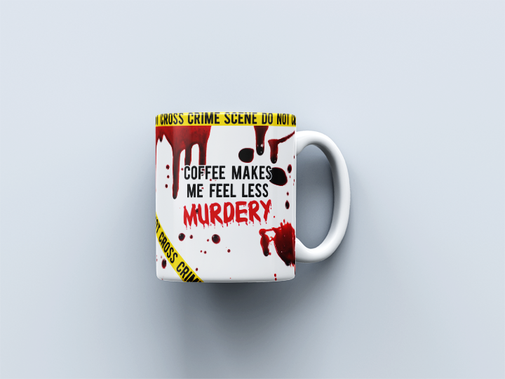 Less Murdery Mug Mockup