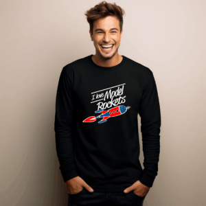 Love Model Rocket Shirt Mockup