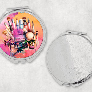 Make-up Artist Mirror Compact Mockup