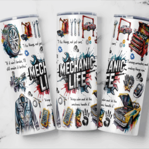 Mechanic Life Tumbler Mockup