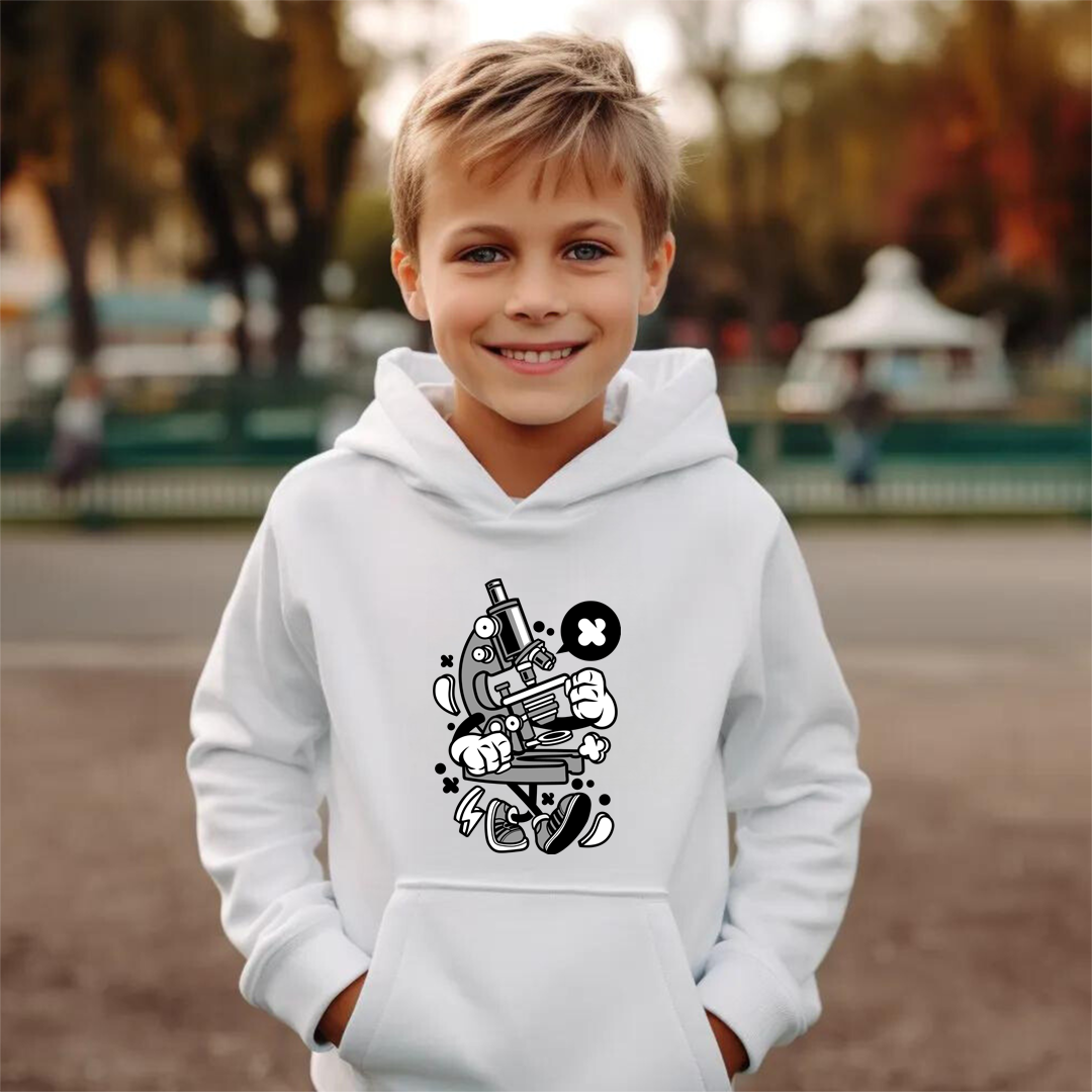 Cartoon Microscope Shirt Mockup