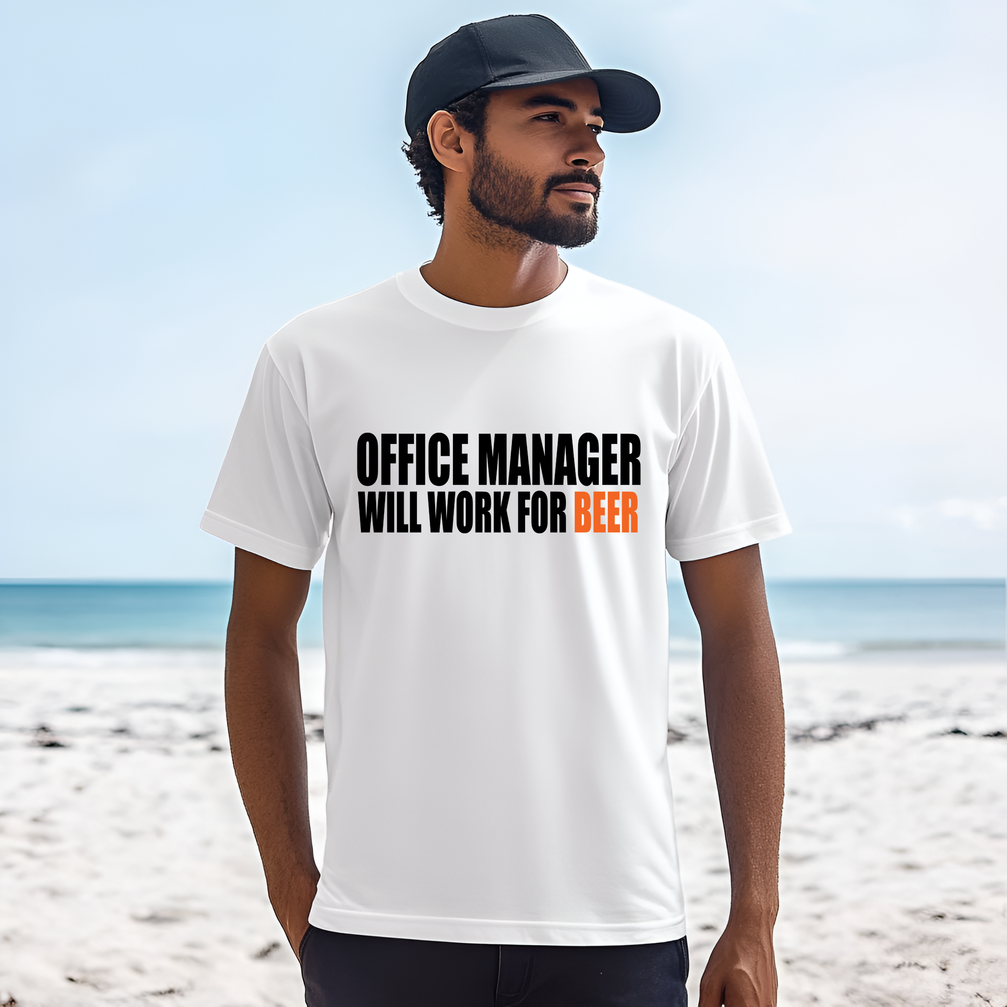Office Manager Will Work For Beer Shirt