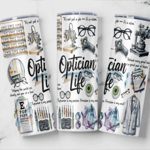 Optician Life Tumbler Mockup