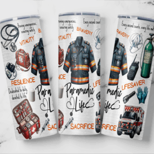 Paramedic Life Tumbler Mockup