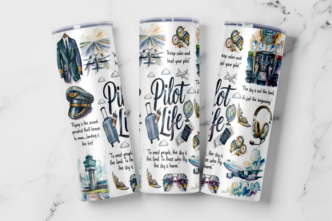 Pilot Life Tumbler Mockup