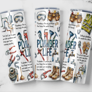Plumber Life Tumbler Mockup