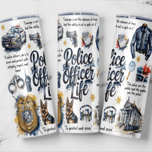 Police Officer Life Tumbler