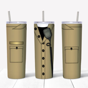 Sheriff Uniform Tumbler Mockup