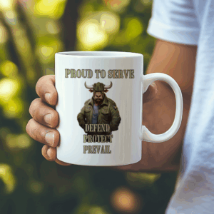 Proud to Serve Mug Mockup