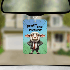 Ready For Mondays Air Freshener Mockup