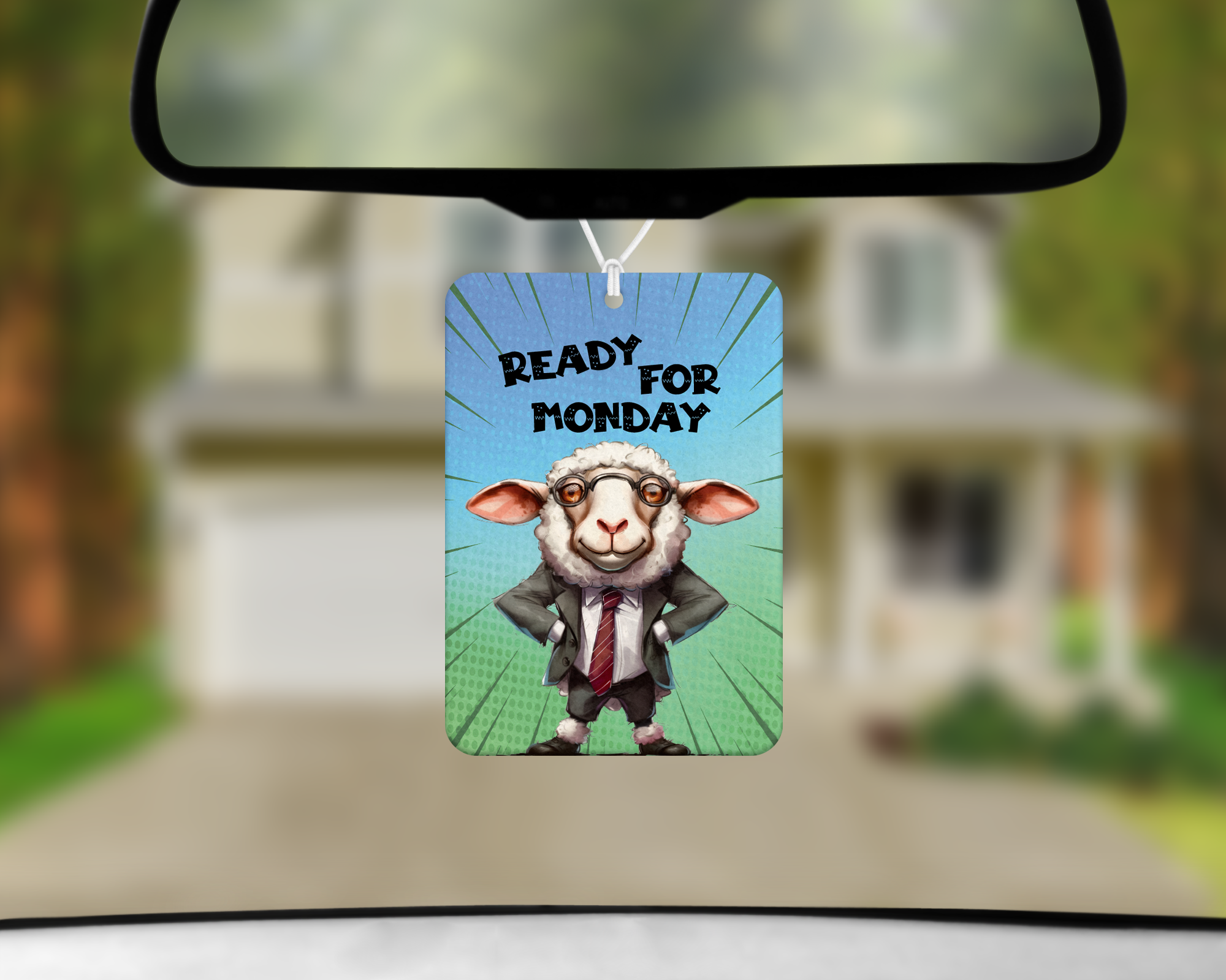 Ready For Mondays Air Freshener Mockup