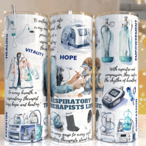 Respiratory Therapists Life Tumbler Mockup