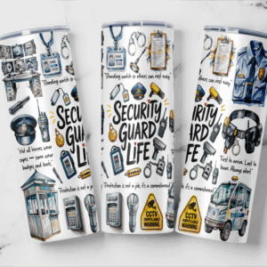 Security Officer Tumbler Mockup