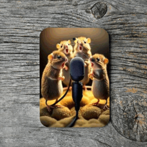 Singing Mice Air Freshener Mockup