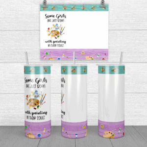 Born Painter Tumbler Mockup