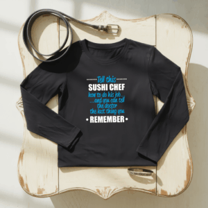 Sushi Chef Shirt Mockup