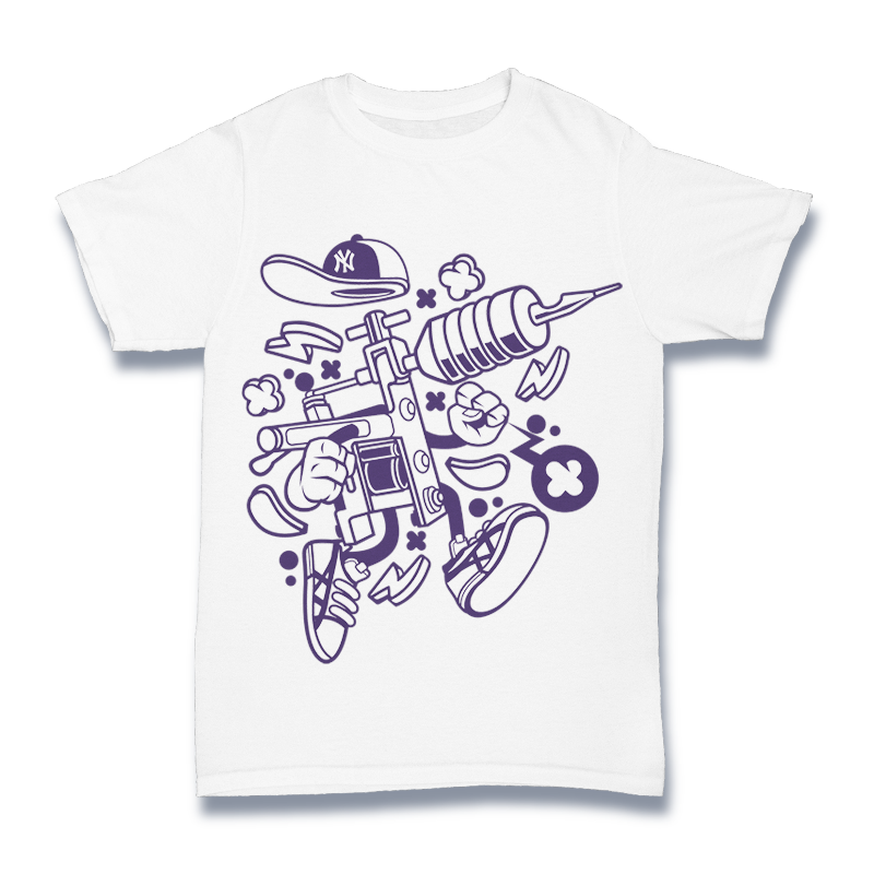 Tattoo Machine Shirt Mockup
