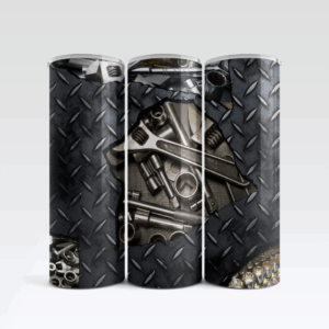 Tools & Steel Tumbler Mockup