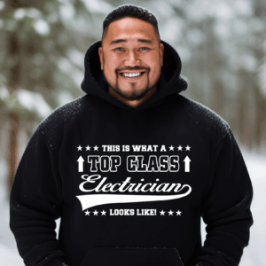 Top Class Electrician Shirt Mockup