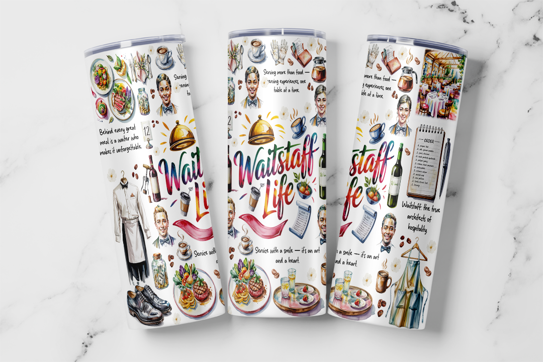 Waitstaff Tumbler Mockup