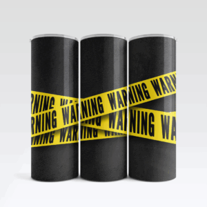Warning Tumbler Mockup