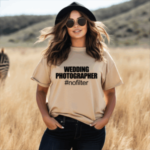 Wedding Photographer Shirt Mockup