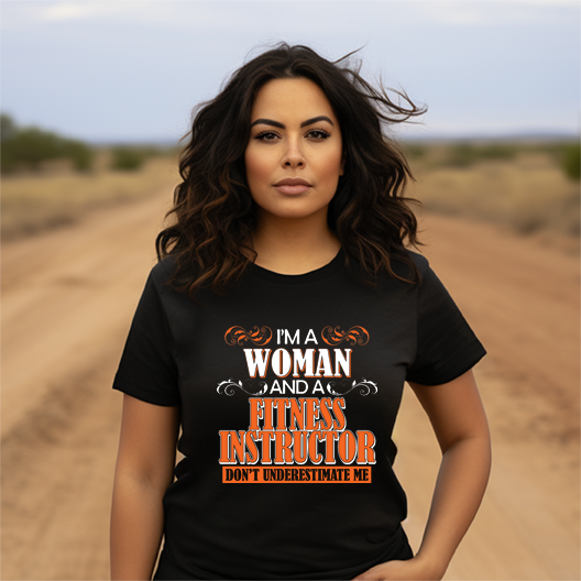 Fitness Instructor Empowerment Shirt Mockup