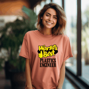 World's Best Plastics Engineer Shirt Mockup